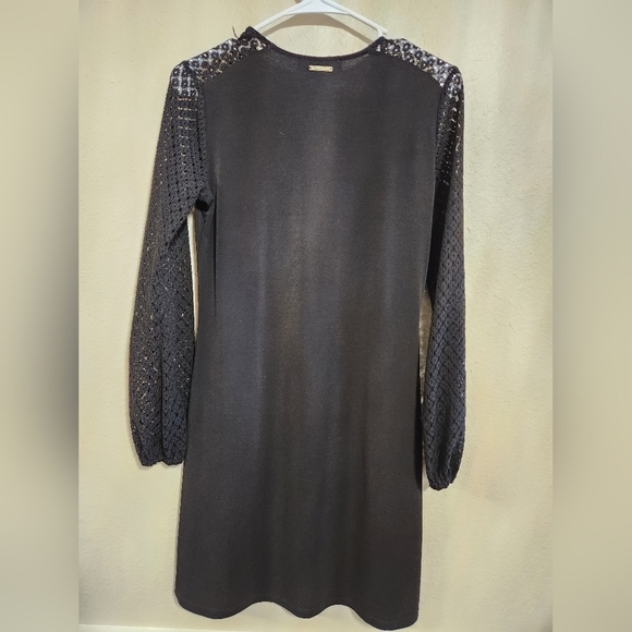 Michael Kors Black Long Sleeve Mini Dress - Picture 8 of 8